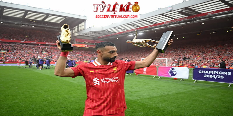 Tiền đạo người Ai Cập đã giành được nhiều vinh quang cùng The Kop